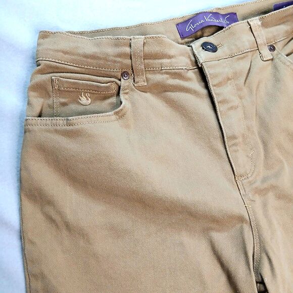 Gloria Vanderbilt Amanda Classic Khaki Jeans High Rise Pants Comfort Women's 10 - Picture 6 of 8